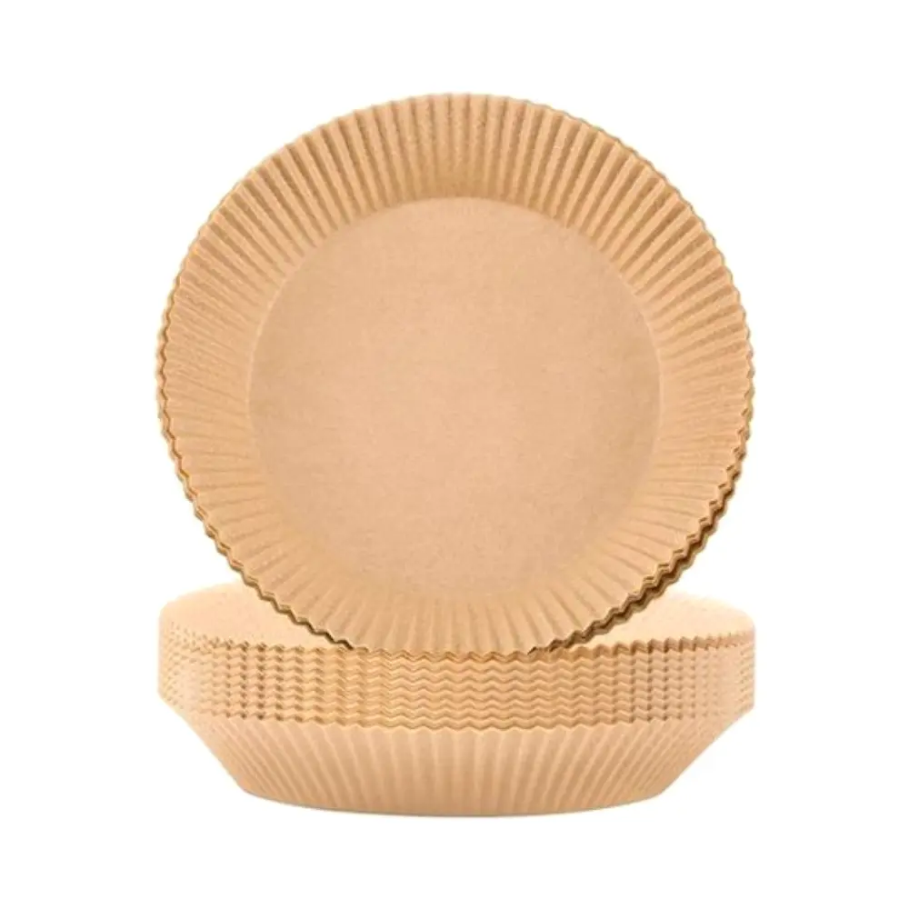 Khay Giấy Tròn Lót Nồi Chiên Không Dầu, Air Fryer Paper Liner Round, 20 Cái (23 x 4cm) - UNCLE BILLS