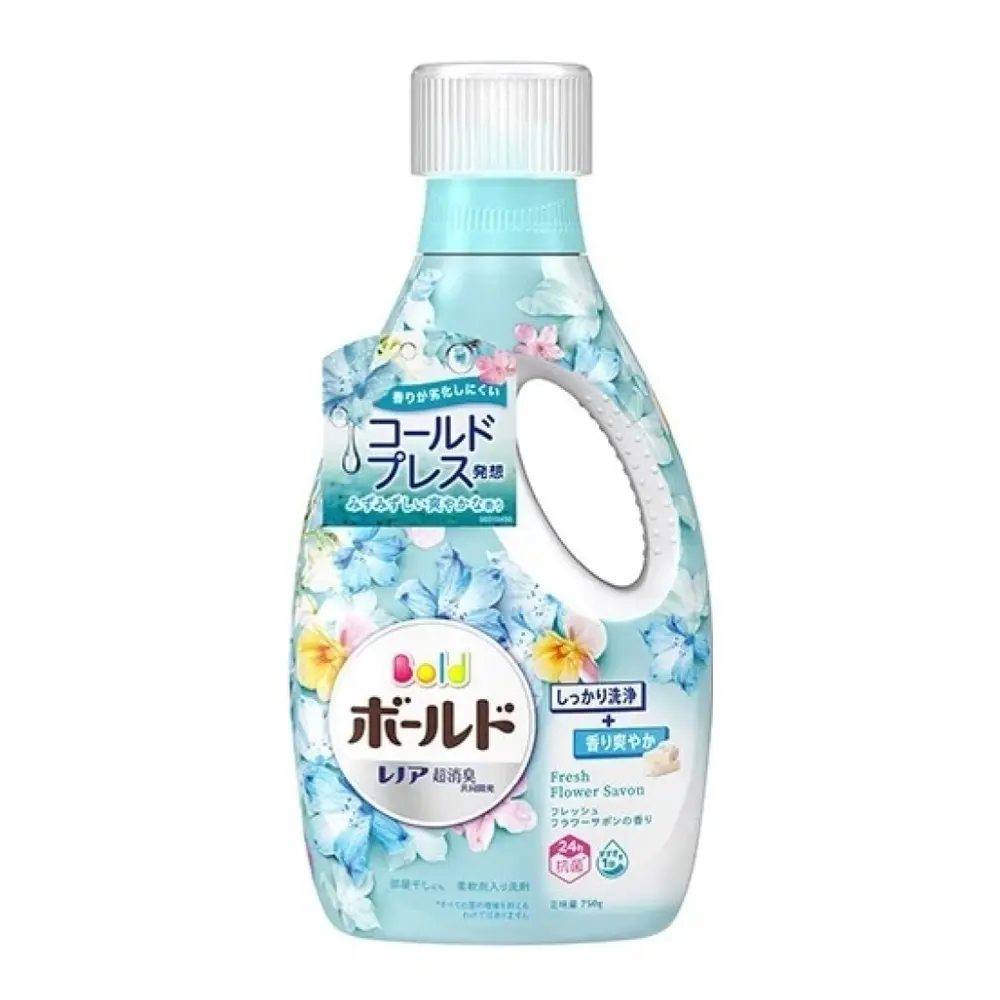 Nước Giặt Hương Hoa Xanh, Bold, Laundry Detergent, Fresh Flower Savon (750g) - P & G