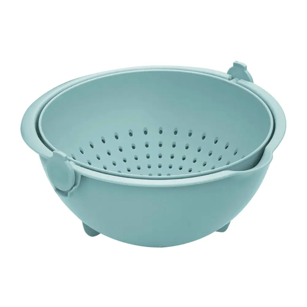 Set Rổ Chậu Xoay, Multifunction 2 in 1 Colander, BPA Free - UNCLE BILLS