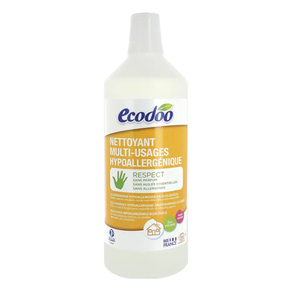 Nước Tẩy Rửa Đa Năng Sinh Học, Nettoyant Multi-Usages Hypoallergénique (1L) - ECODOO