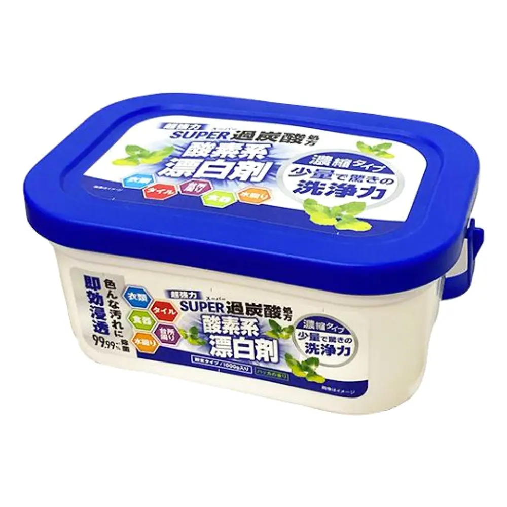 Bột Tẩy Đa Năng Hương Bạc Hà, Bleach Laundry Powder, Mint Scent (1kg) - WELCO