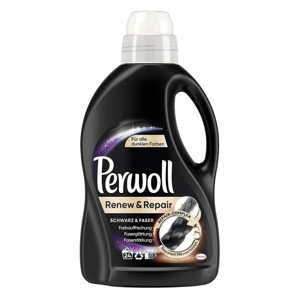 Nước Giặt Cho Vải Màu Tối, Renew Laundry Detergent, Black Waschmittel, 27 Lần Giặt (1.44L) - PERWOLL