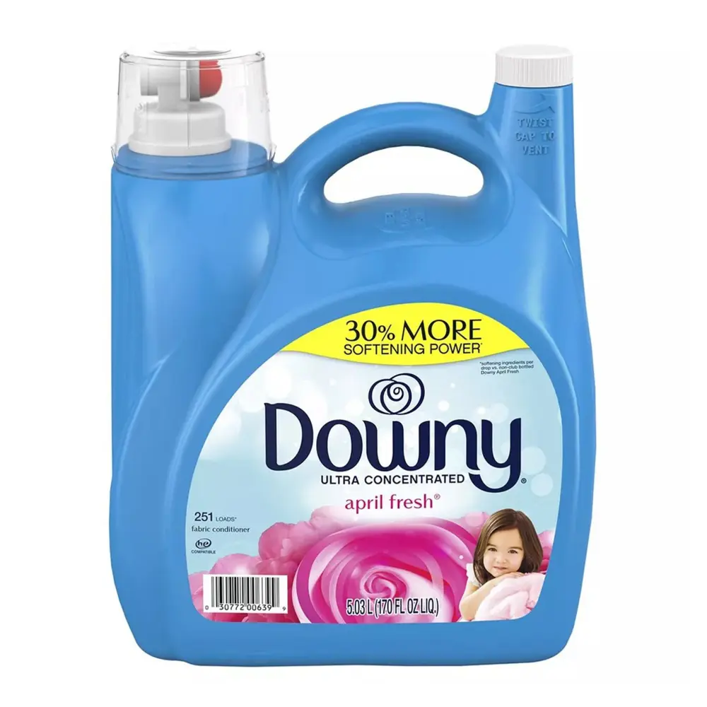 Nước Xả Vải Đậm Đặc Hương Hoa Tháng Tư, Ultra Concentrated Fabric Conditioner, April Fresh, 251 Lần Giặt, 170 fl oz (5.03L) - DOWNY
