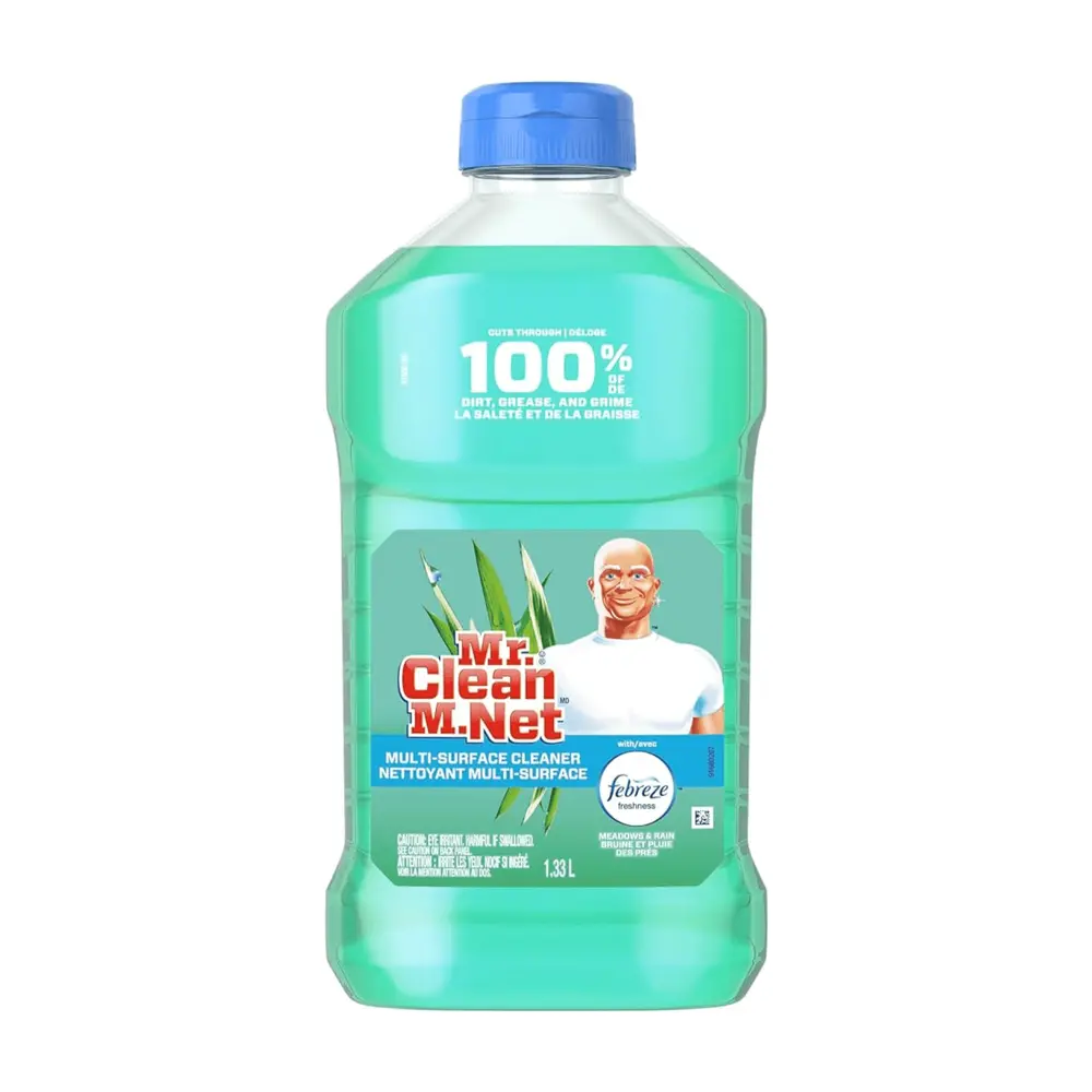Nước Lau Chùi Đa Năng, Multi-Surface Cleaner, with Febreze Freshness, Meadows & Rain, 45 fl oz (1.33L) - MR. CLEAN