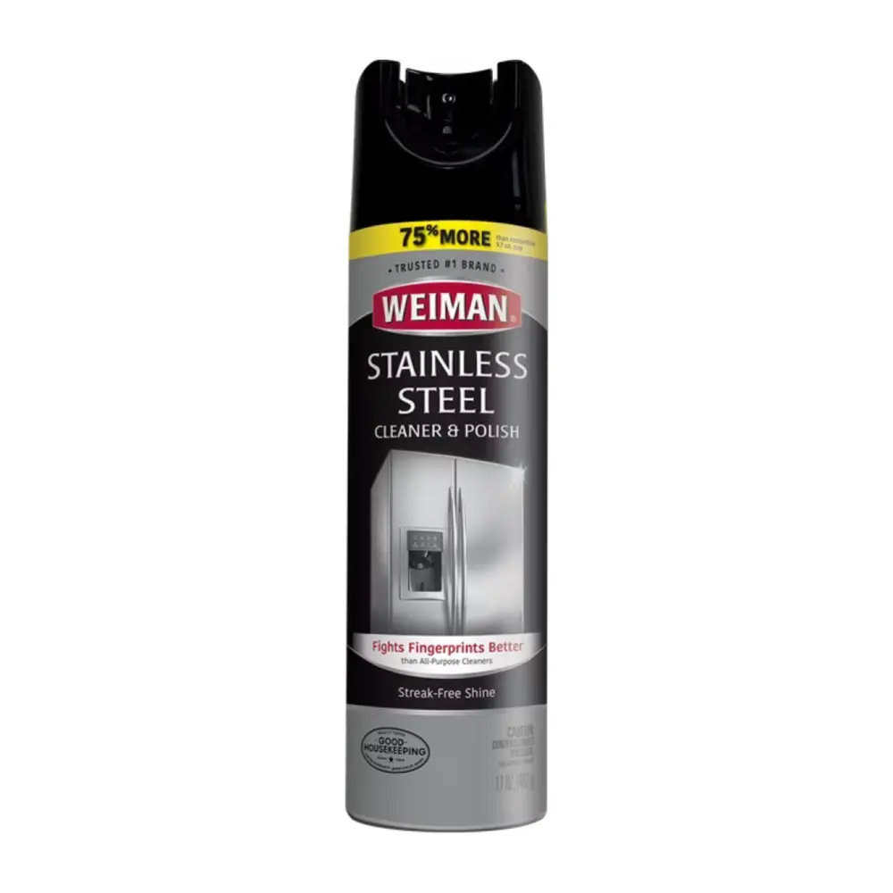 Dung Dịch Xịt Đánh Bóng Thép Không Gỉ, Stainless Steel Cleaner & Polish, 17 oz (482g) - WEIMAN
