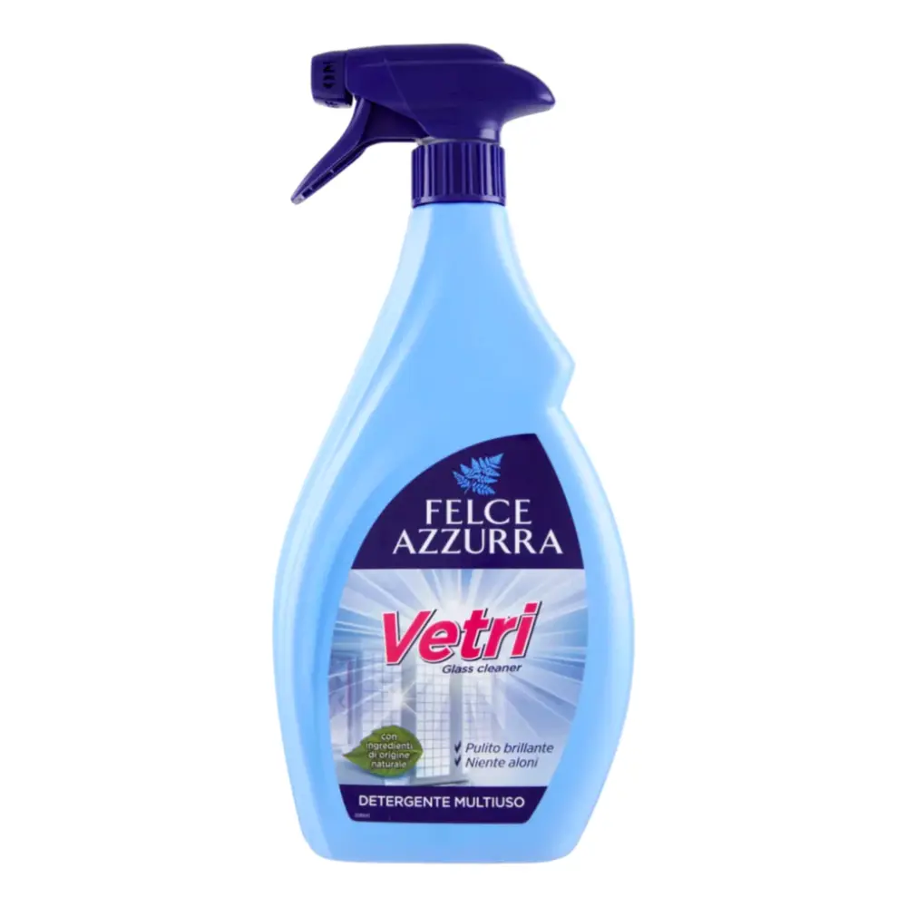 Nước Tẩy Rửa Đa Dụng Lau Kính, Detergente Multiuso, Vetri (750ml) - FELCE AZZURRA
