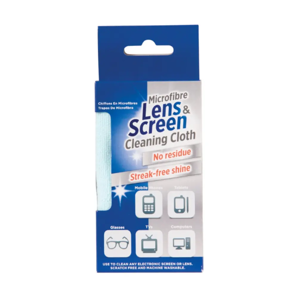Khăn Lau Màn Hình & Mắt Kính, Microfibre Lens & Screen Cleaning Cloth, 1 Cái (19.5 x 24.5cm) - UNCLE BILLS