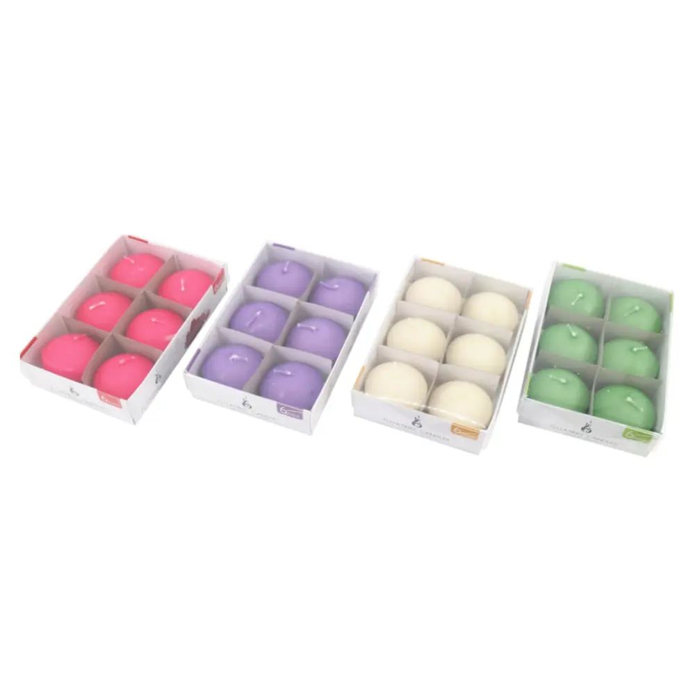 Nến Tròn Nổi Cháy 5 Tiếng Hương Vani, Vanilla Floating Candles, 6 Cây - UNCLE BILLS