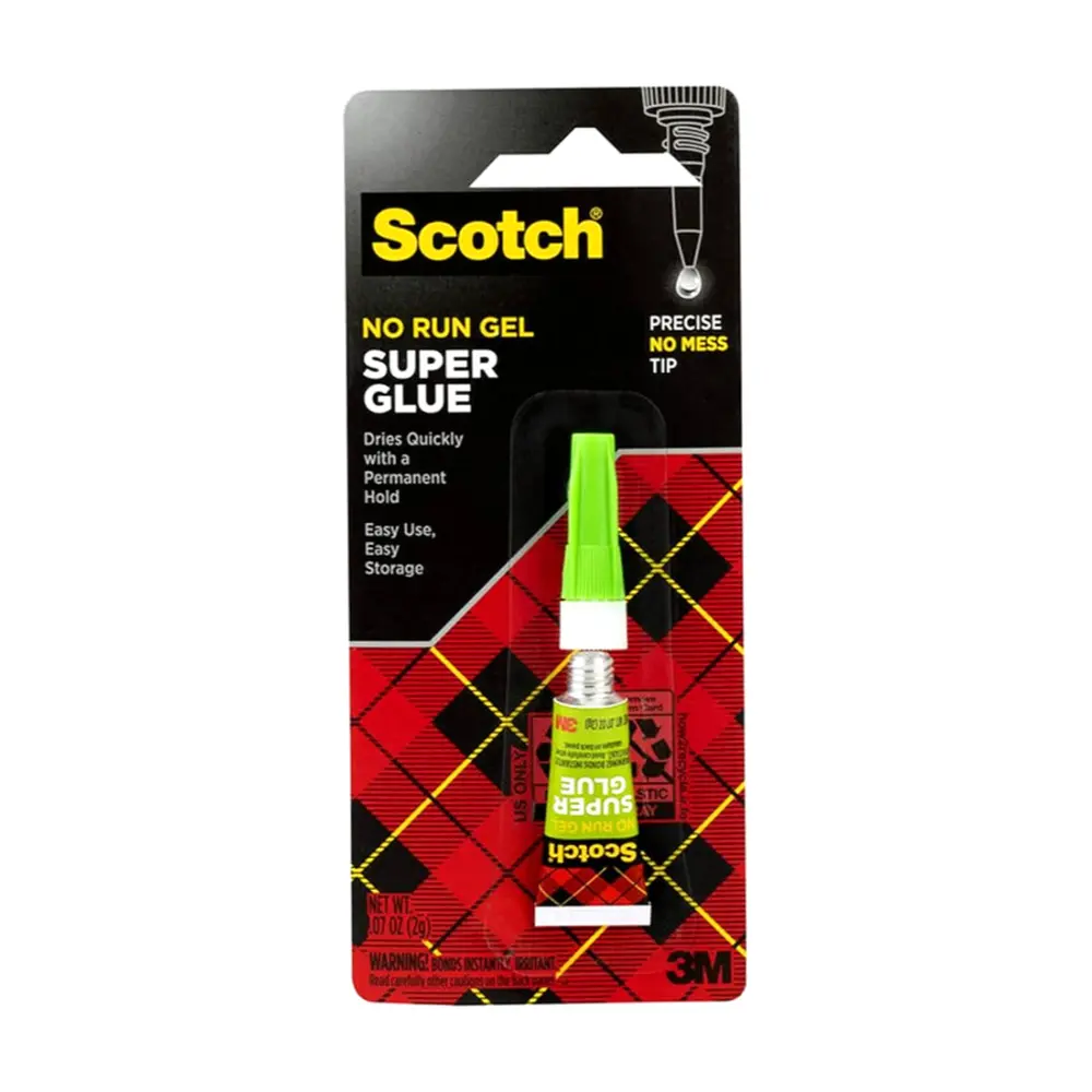 Keo Đa Dụng Siêu Dính, Scotch, No Run Gel Super Glue, .07 oz (2g) - 3M