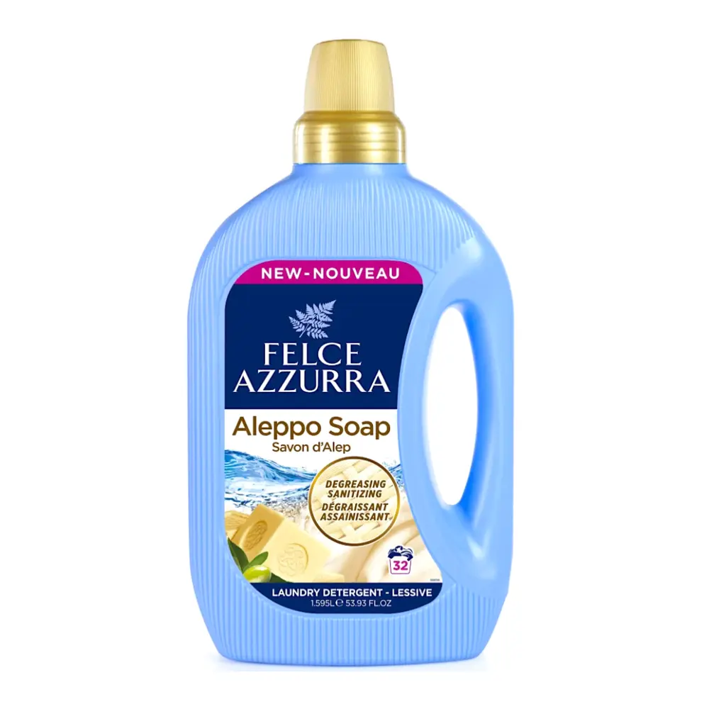 Nước Giặt Đậm Đặc, Laundry Detergent, Aleppo Soap, 32 Lần Giặt, 53.93 fl oz (1.595L) - FELCE AZZURRA