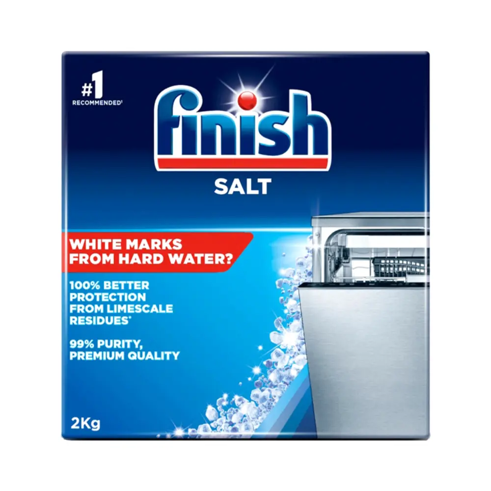 Muối Cho Máy Rửa Chén Bát, Salt for Dishwashers (2kg) - FINISH