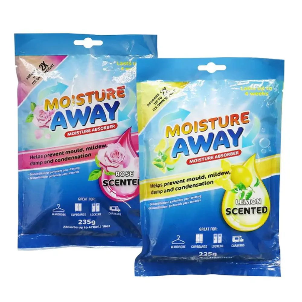 Miếng Hút Ẩm Hương Hoa Hồng/Chanh, Moisture Away Moisture Absorber, Rose/Lemon Scented (235g) - UNCLE BILLS