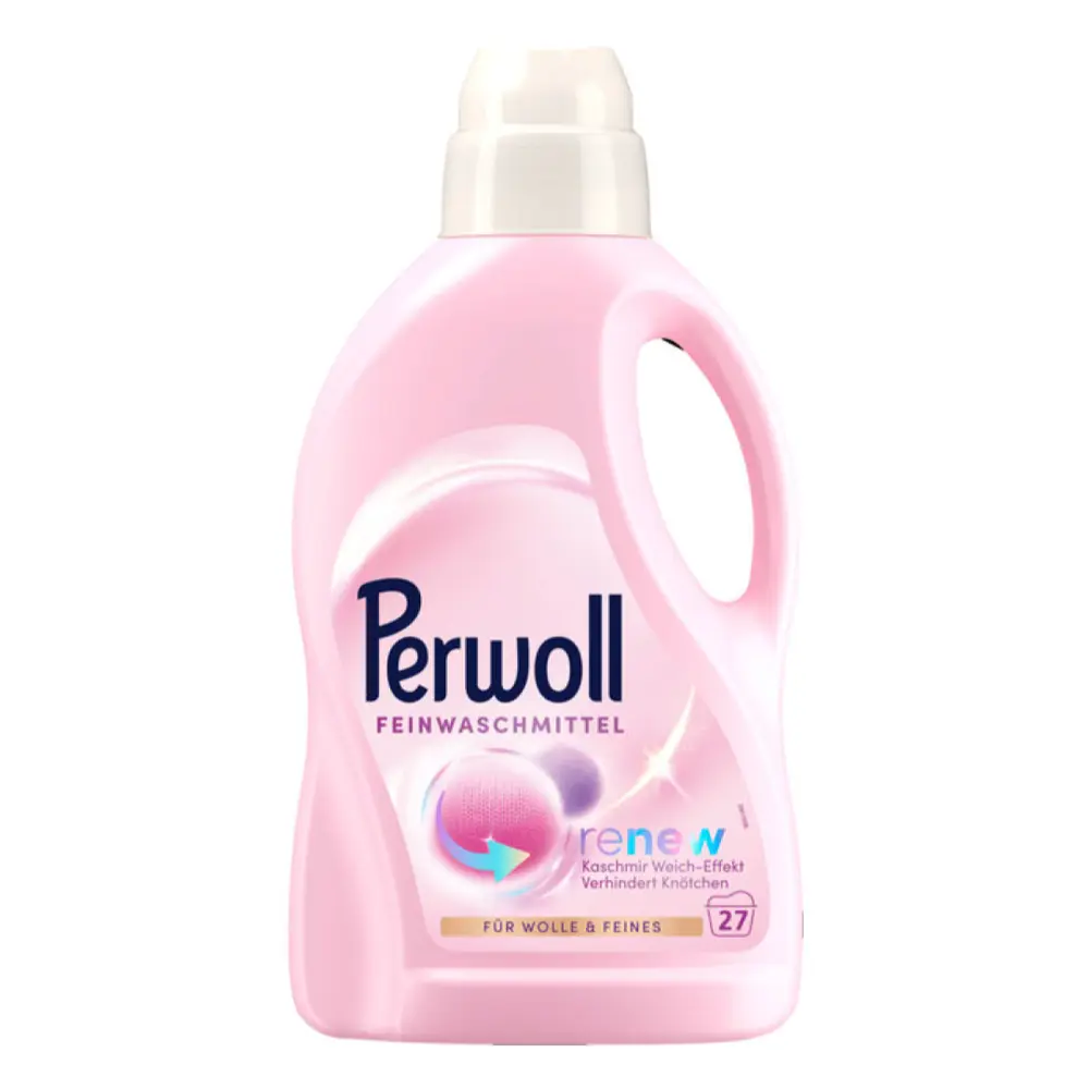 Nước Giặt Cho Vải Len, Renew Feinwaschmittel, Wolle & Feines, 27 Lần Giặt (1.35L) - PERWOLL