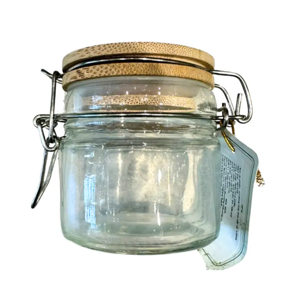 Hũ Thủy Tinh Có Nắp Cài, Storage Glass Jar with Clip Lid (120ml) - UNCLE BILLS