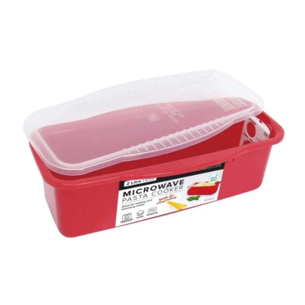 Hộp Nấu Mì Ý Bằng Lò Vi Sóng, Microwave Pasta Cooker, BPA Free (2L) - UNCLE BILLS