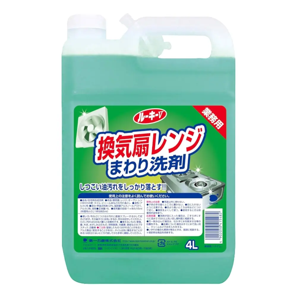 Nước Tẩy Rửa Nhà Bếp Đa Năng, Lukya, Ventilator & Range Cleaner (4L) - WAI