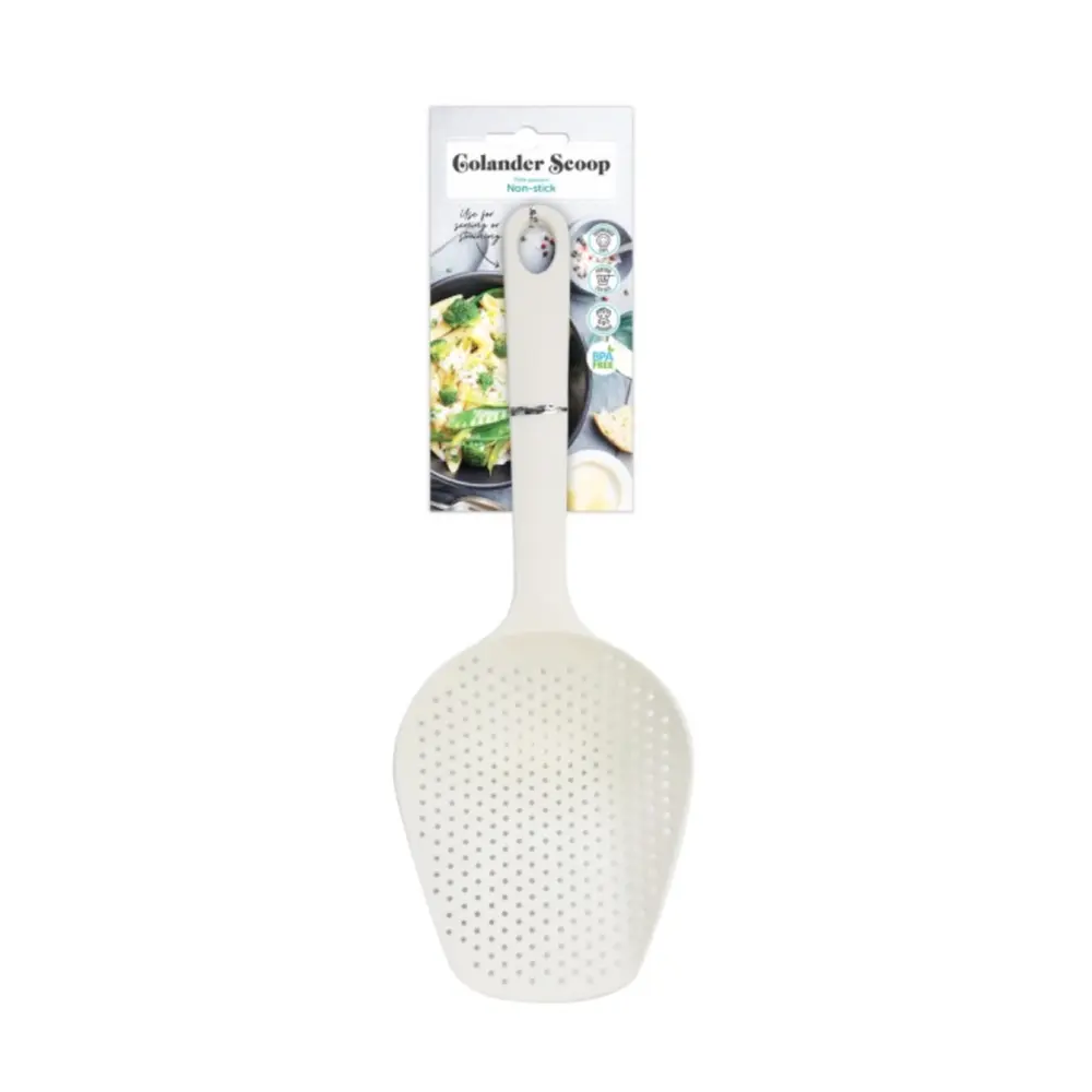 Vá Múc Thức Ăn Có Lỗ Chống Dính, Non-Stick Colander Scoop, BPA Free - UNCLE BILLS