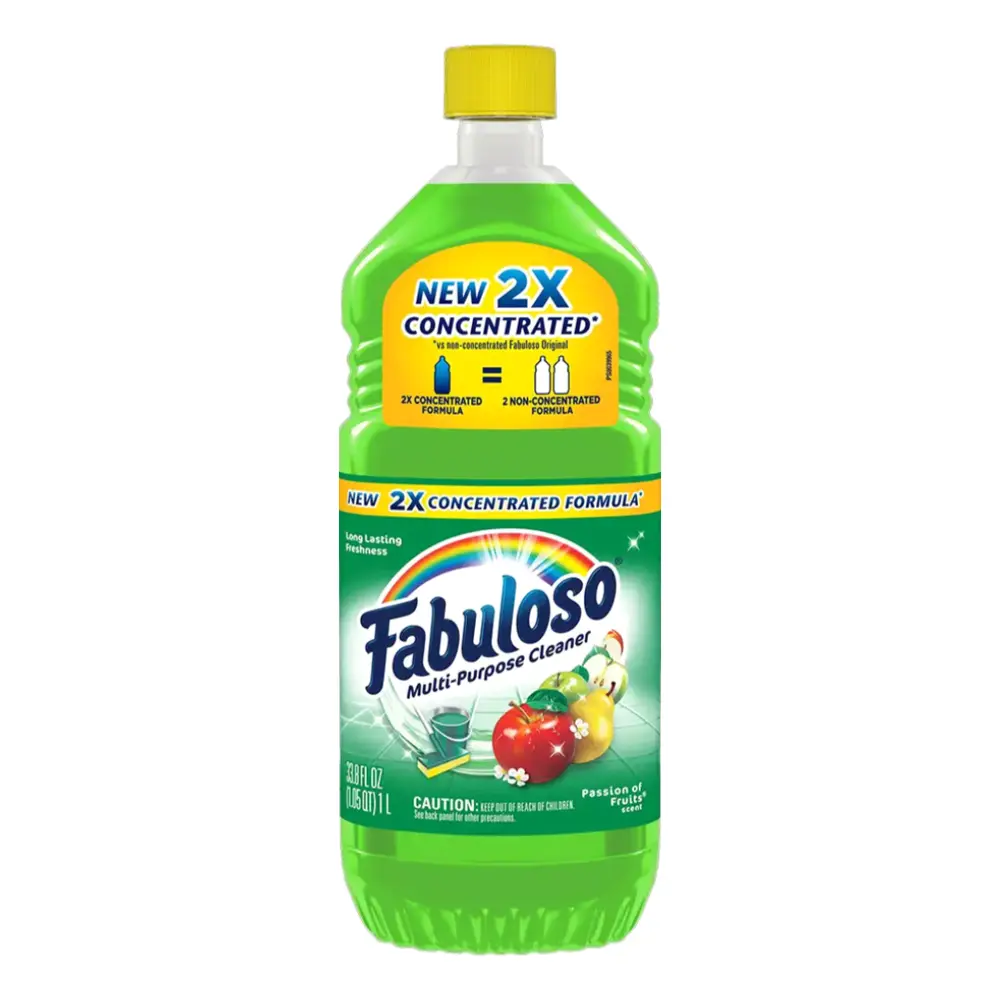 Nước Lau Chùi Đa Năng Hương Trái Cây, Multi-Purpose Cleaner, Passion of Fruits Scent, 33.8 fl oz (1L) - FABULOSO