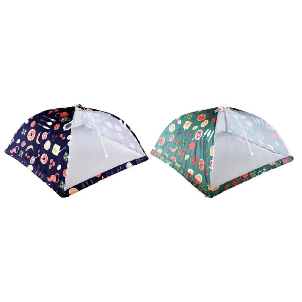 Dù / Lồng Bàn Che Đậy Thức Ăn In Họa Tiết (Nhiều Mẫu), Food Umbrella (43cm) - UNCLE BILLS