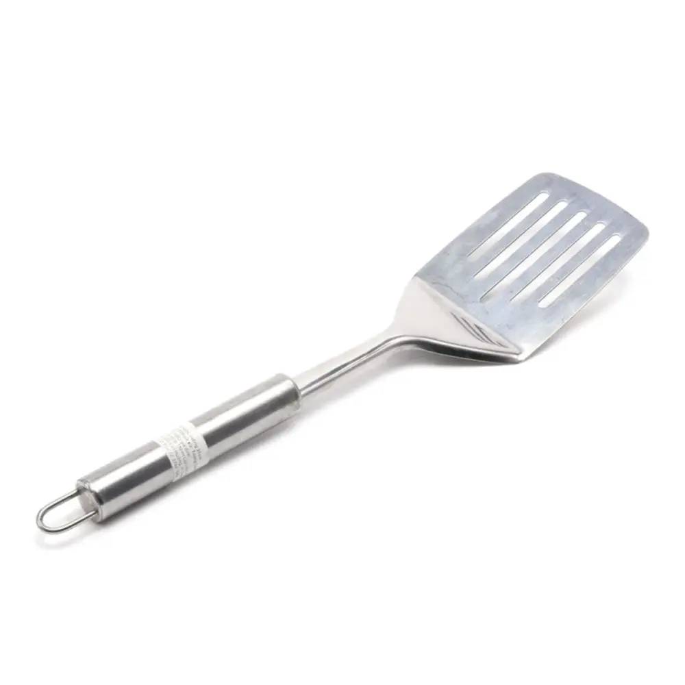 Vá Lược Vuông Bằng Thép Không Gỉ, Stainless Steel Slotted Spatula (34cm) - UNCLE BILLS