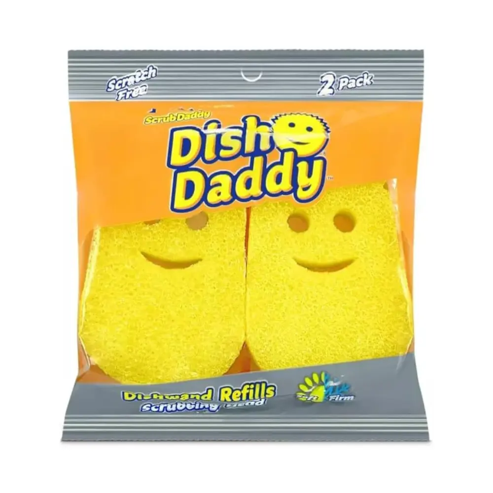 Bộ 2 Đầu Bọt Biển Thay Thế, Dish Daddy, Dishwand Refills, Scrubbing Heads, 2 Pack - SCRUB DADDY
