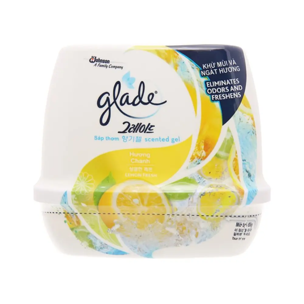 Sáp Thơm Hương Chanh, Scented Gel, Lemon Fresh (180g) - GLADE