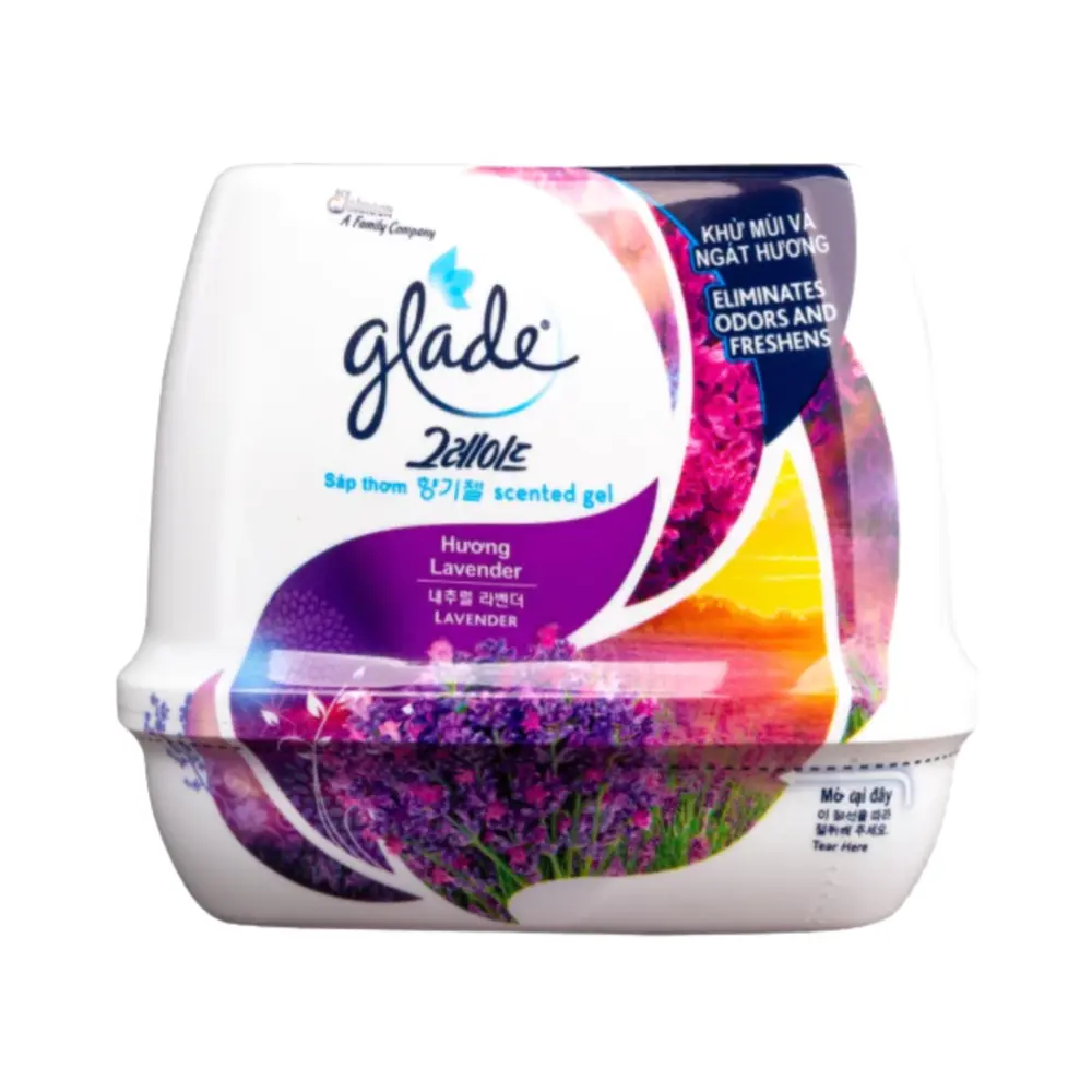 Sáp Thơm Hương Hoa Oải Hương, Scented Gel, Lavender (180g) - GLADE