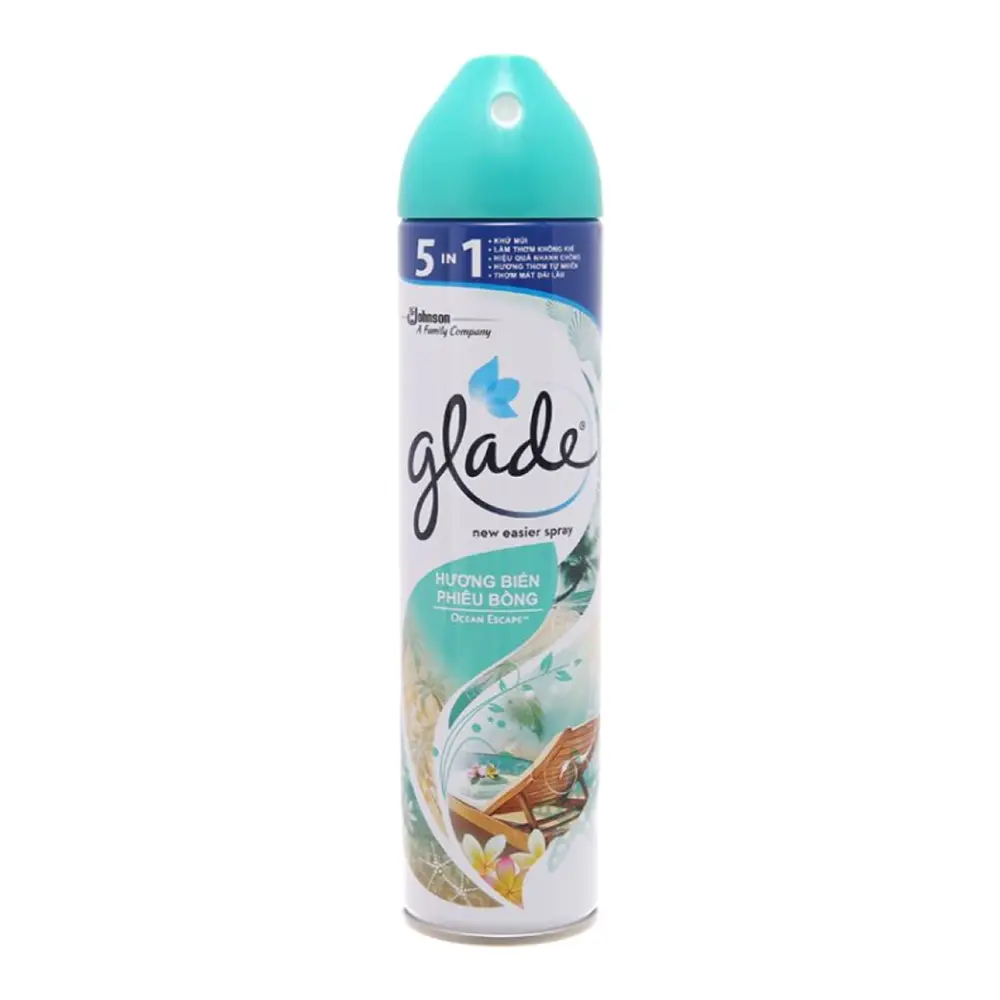 Xịt Thơm Phòng Hương Biển Phiêu Bồng, Air Freshener Spray, Ocean Escape (280ml) - GLADE