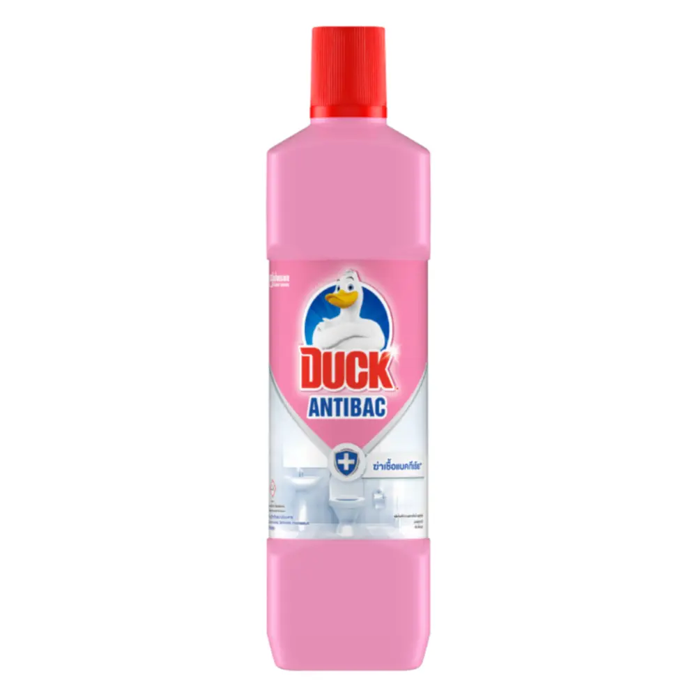 Nước Tẩy Nhà Tắm Kháng Khuẩn Hương Hoa, Antibac, Toilet & Bathroom Cleaner, Rose (900ml) - DUCK