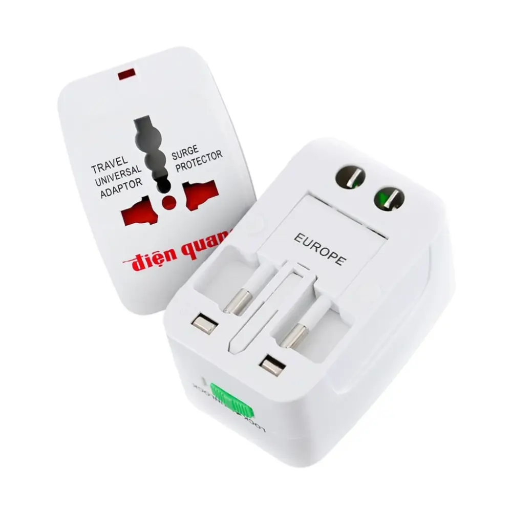 Ổ Cắm Du Lịch/Chuyển Đổi, Universal Travel Adapter, All-in-One Plug Converter, 250V - 10A - DIEN QUANG
