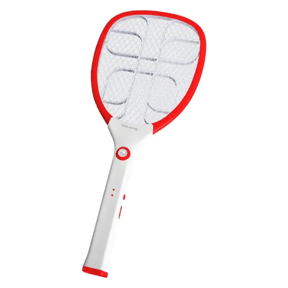 Vợt Muỗi Màu Trắng Đỏ, Rechargeable Mosquito Racket with Lithium Battery, White Red, 200 - 240V - DIEN QUANG