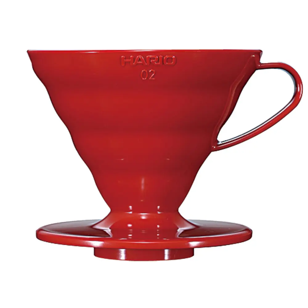 Phễu Pha Cà Phê Màu Đỏ, V60 Coffee Dripper 02, VDR-02-R (122 x 125 x 110mm) - HARIO