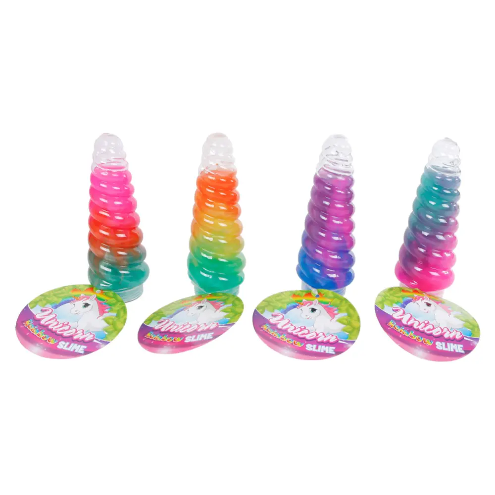 Slime Sừng Kỳ Lân (Nhiều Màu), Unicorn Horn Rainbow Slime (13 x 5 x 5 cm) - UNCLE BILLS