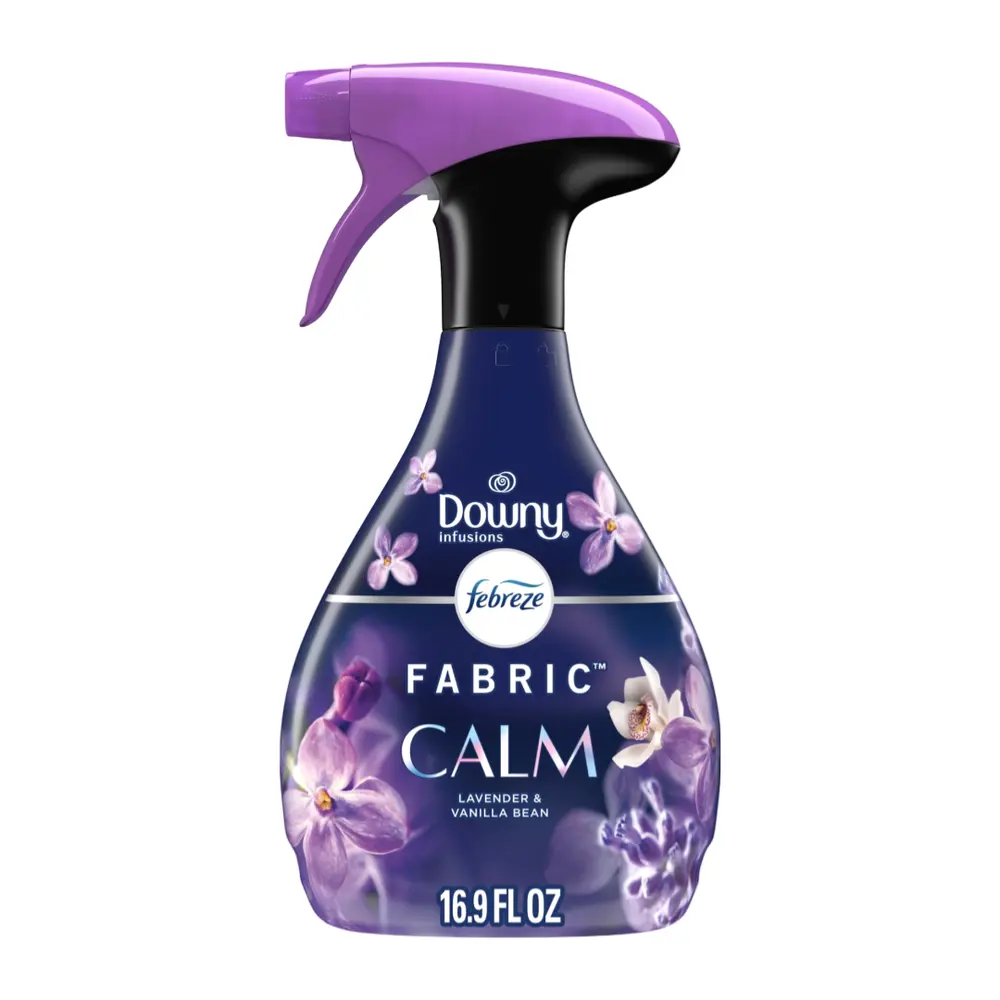 Xịt Thơm Quần Áo Hương Oải Hương & Vani, Fabric Calm, Fabric Refresher with Downy Infusions Lavender & Vanilla Bean, 16.9 fl oz (500ml) - FEBREZE