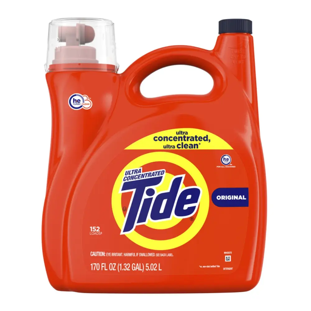 Nước Giặt Đậm Đặc, Ultra Concentrated Laundry Detergent, Original, 152 Lần Giặt, 170 fl oz (5.02L) - TIDE