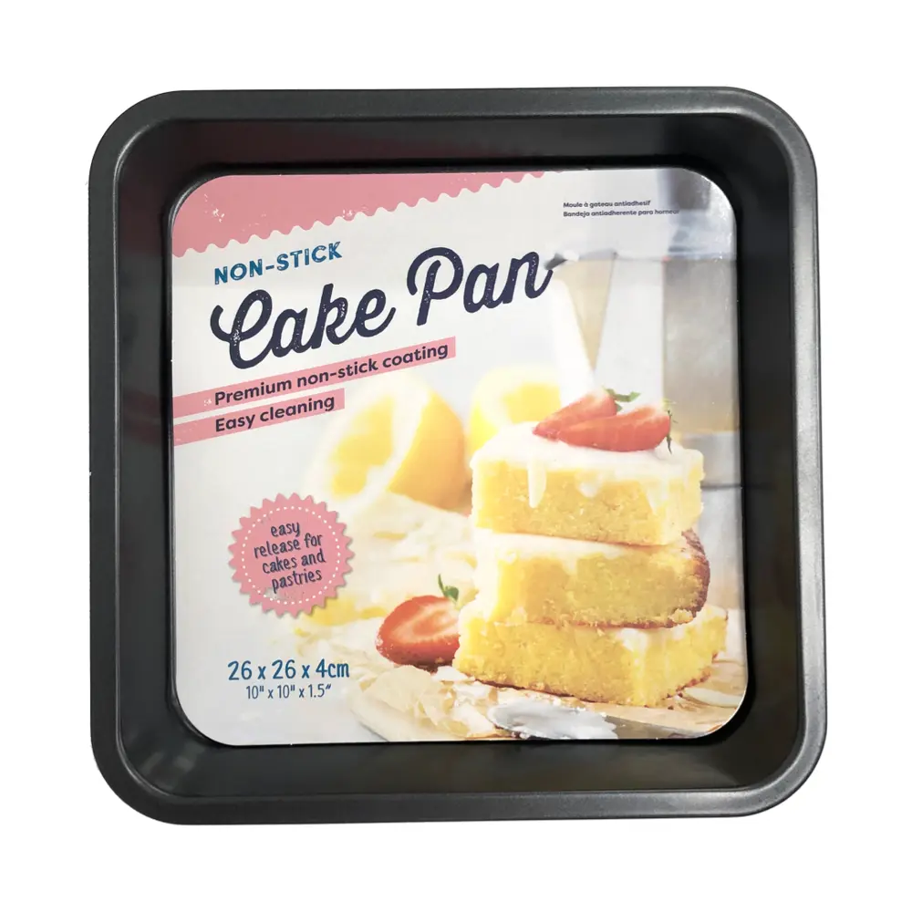 Khuôn Nướng Bánh Không Dính, Non-Stick Cake Pan (26 x 26 x 4cm) - UNCLE BILLS