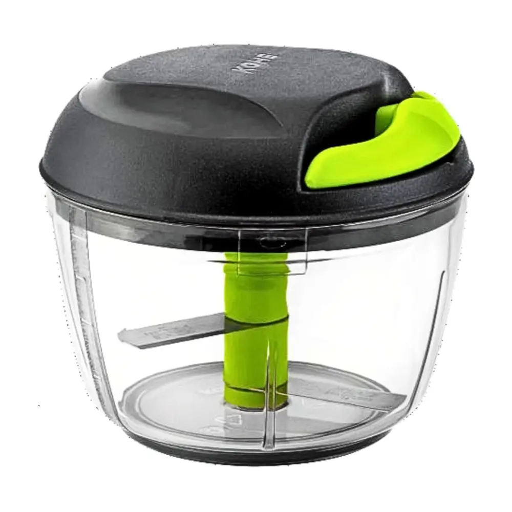 Dụng Cụ Xay Rau Củ Đa Năng, Manual Chopper with 2 Blades & Safety Lock System, CR-400/B (400ml) - KOHE