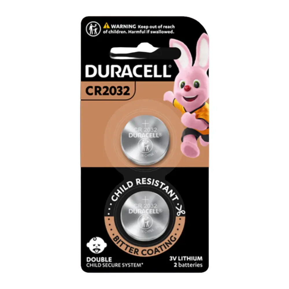 Pin Đồng Xu CR2032, 3V Lithium Battery, 2 Viên - DURACELL
