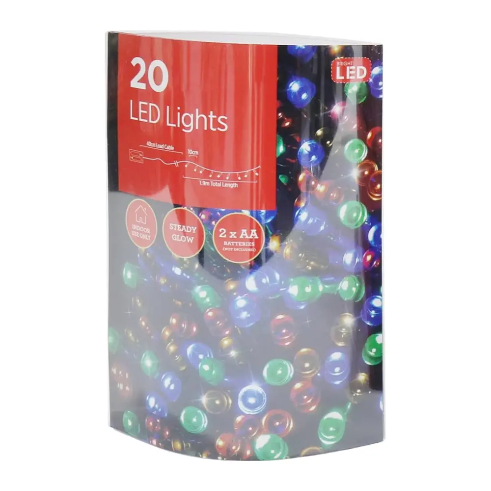 Đèn Led Trang Trí Giáng Sinh (Nhiều Mẫu), Christmas Decor 20 LED Lights (1.9m) - UNCLE BILLS
