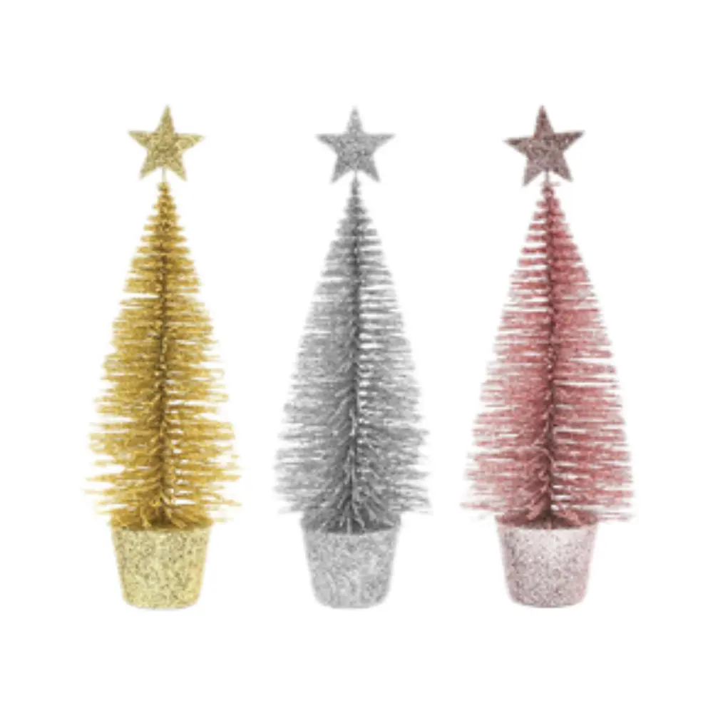Cây Thông Kim Tuyến (Nhiều Mẫu), Glitter Tree Rainbow (14.5cm) - UNCLE BILLS