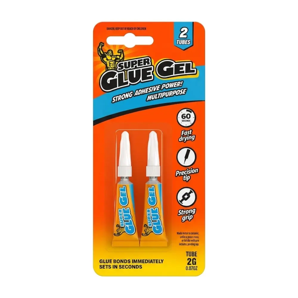 Keo Siêu Dính, Fast Drying Super Glue Gel, 2 Ống (4g) - UNCLE BILLS