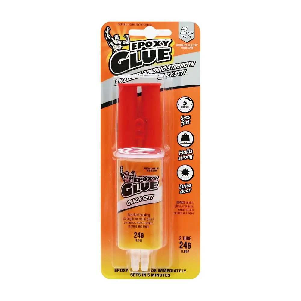 Keo Nhựa Nhanh Khô, Epoxy Glue Quick Set, 2 Ống, 0.8 oz (24g) - UNCLE BILLS