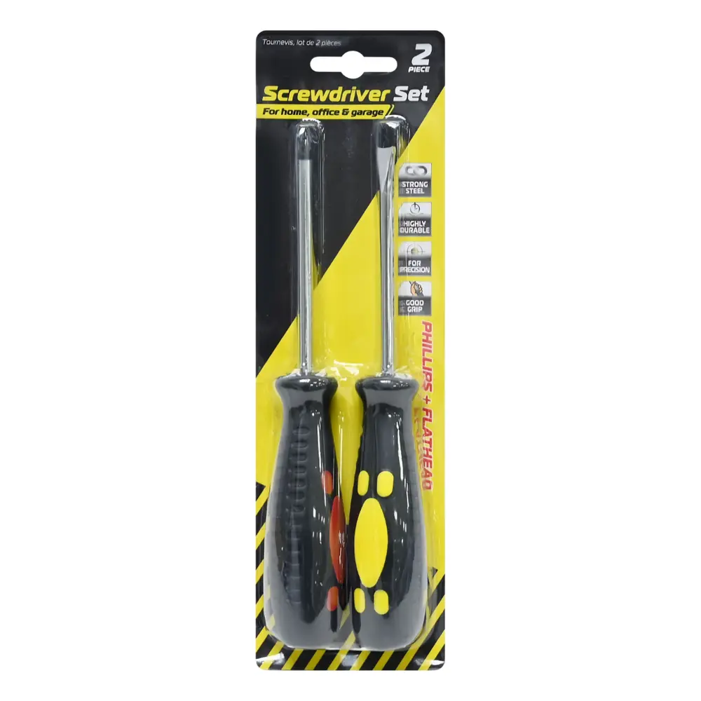 Bộ Vặn Ốc Vít, Screwdriver Set, Phillips & Flathead, 2 Cái - UNCLE BILLS