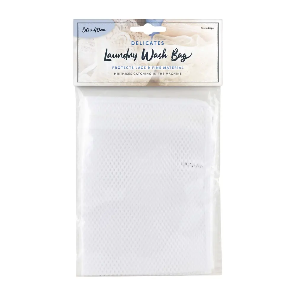 Túi Lưới Giặt Đồ Ren, Delicates Laundry Wash Bag (30 x 40cm) - UNCLE BILLS