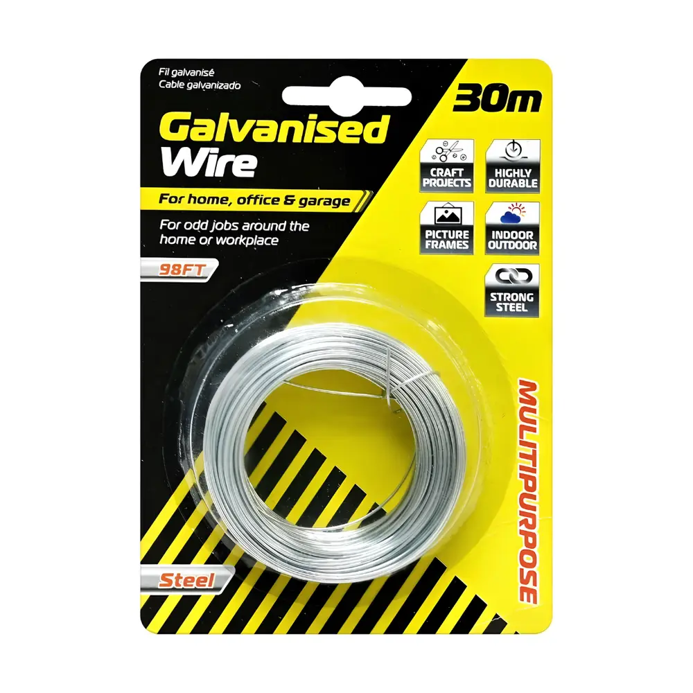 Dây Kẽm, Multi-Purpose Steel Galvanised Wire (1mm x 30m) - UNCLE BILLS