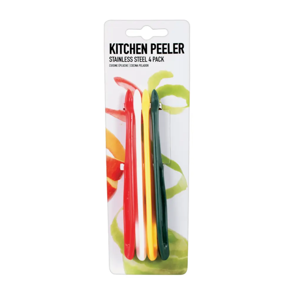 Dao Gọt Vỏ Rau Củ Quả, Stainless Steel Kitchen Peeler, 4 Cái - UNCLE BILLS