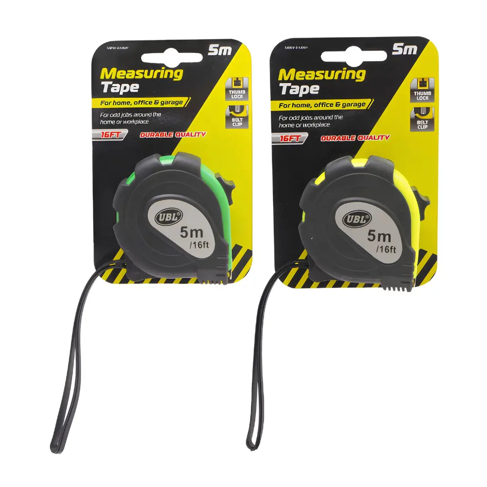 Thước Cuộn, Flouro Measuring Tape with Thumb Lock & Belt Clip (5m) - UNCLE BILLS