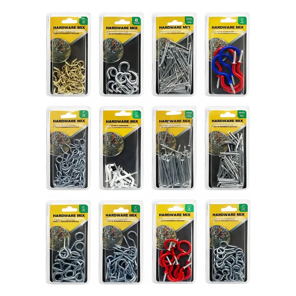 Phụ Kiện Ốc Vít Cơ Khí (Nhiều Mẫu), Multi-Purpose Hardware Mix for Home, Office & Garage - UNCLE BILLS