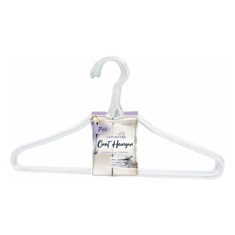 Móc Treo Áo Khoác Kim Loại, Laminated Coat Hanger, 7 Cái - UNCLE BILLS