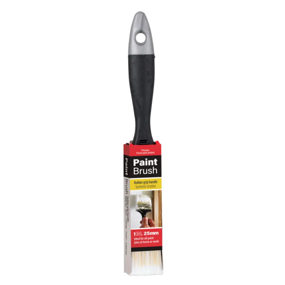 Cọ Sơn Cán Cao Su, Paint Brush with Rubber Grip Handle & Synthetic Bristles (25mm) - UNCLE BILLS